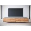 Lowboard Vera Anthrazit- Kastanieneichefarben B: 180 cm - Kastanieneichefarben/Anthrazit, Trend, Holzwerkstoff (180/30/33cm)