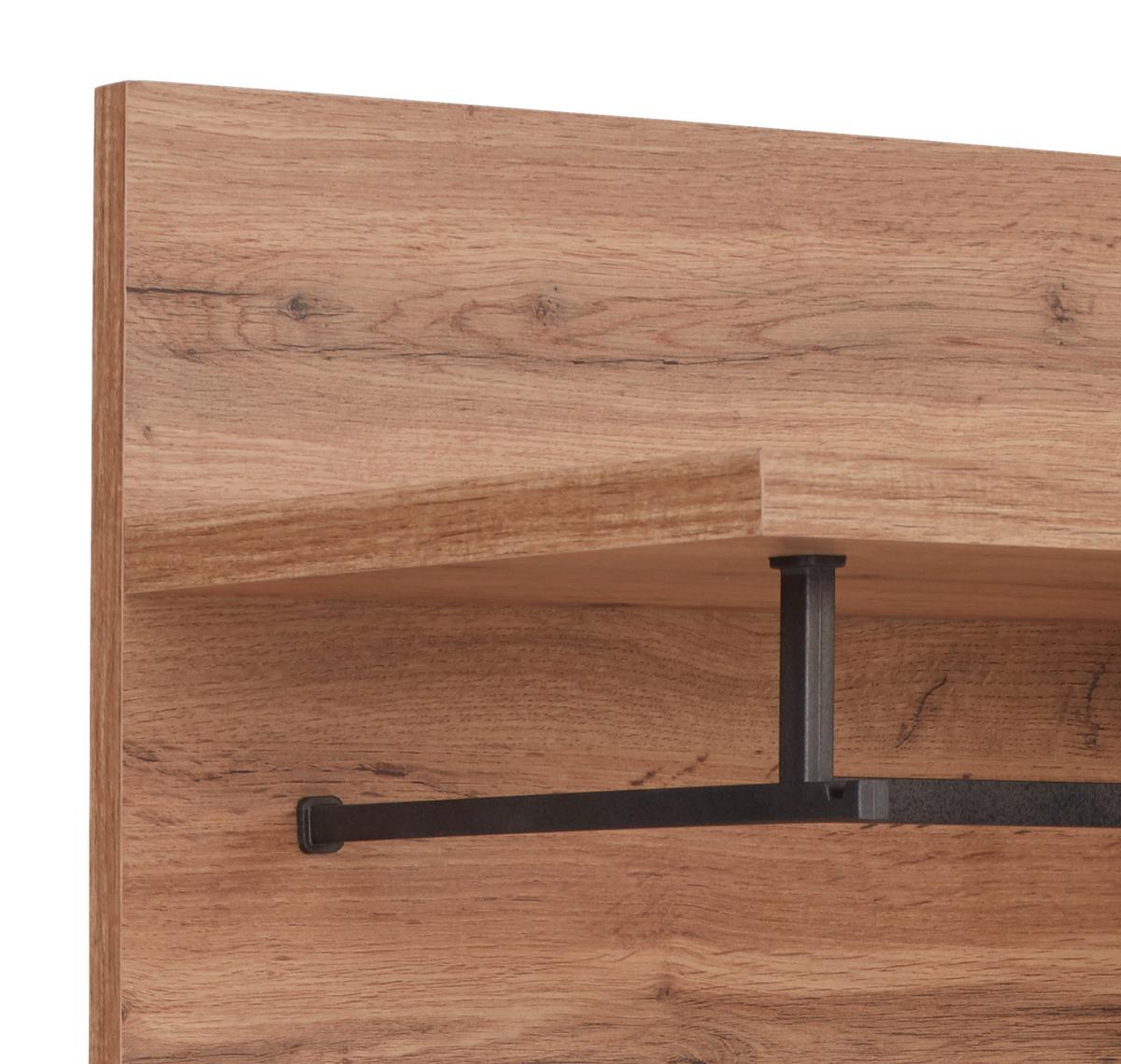 Előszobapanel Venedig - tölgyfa színű, Modern, faalapú anyag (90/84/28cm)