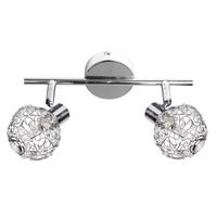 Strahler 92-13644 Collar - Chromfarben/Transparent, Design, Glas/Metall (27/8,5/17cm)