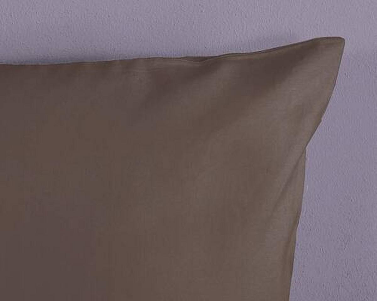 Bettwäsche Braun Dunkelbraun 135x200 Cm - Dunkelbraun, Basics, Textil (135/200cm)