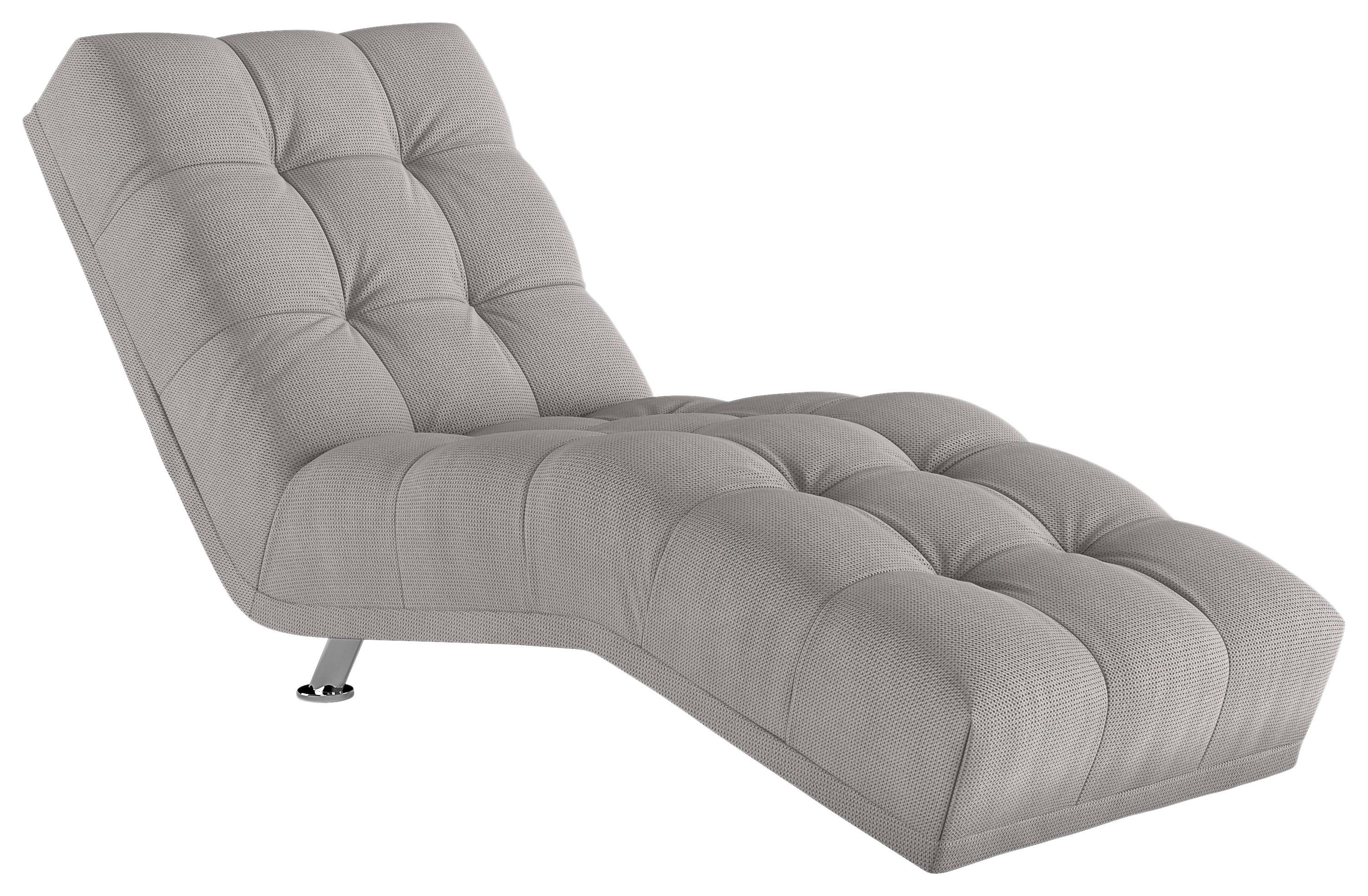 Liege Isabella Grau B: 68cm - Chromfarben/Grau, MODERN, Textil (68/88/164cm) - MID.YOU