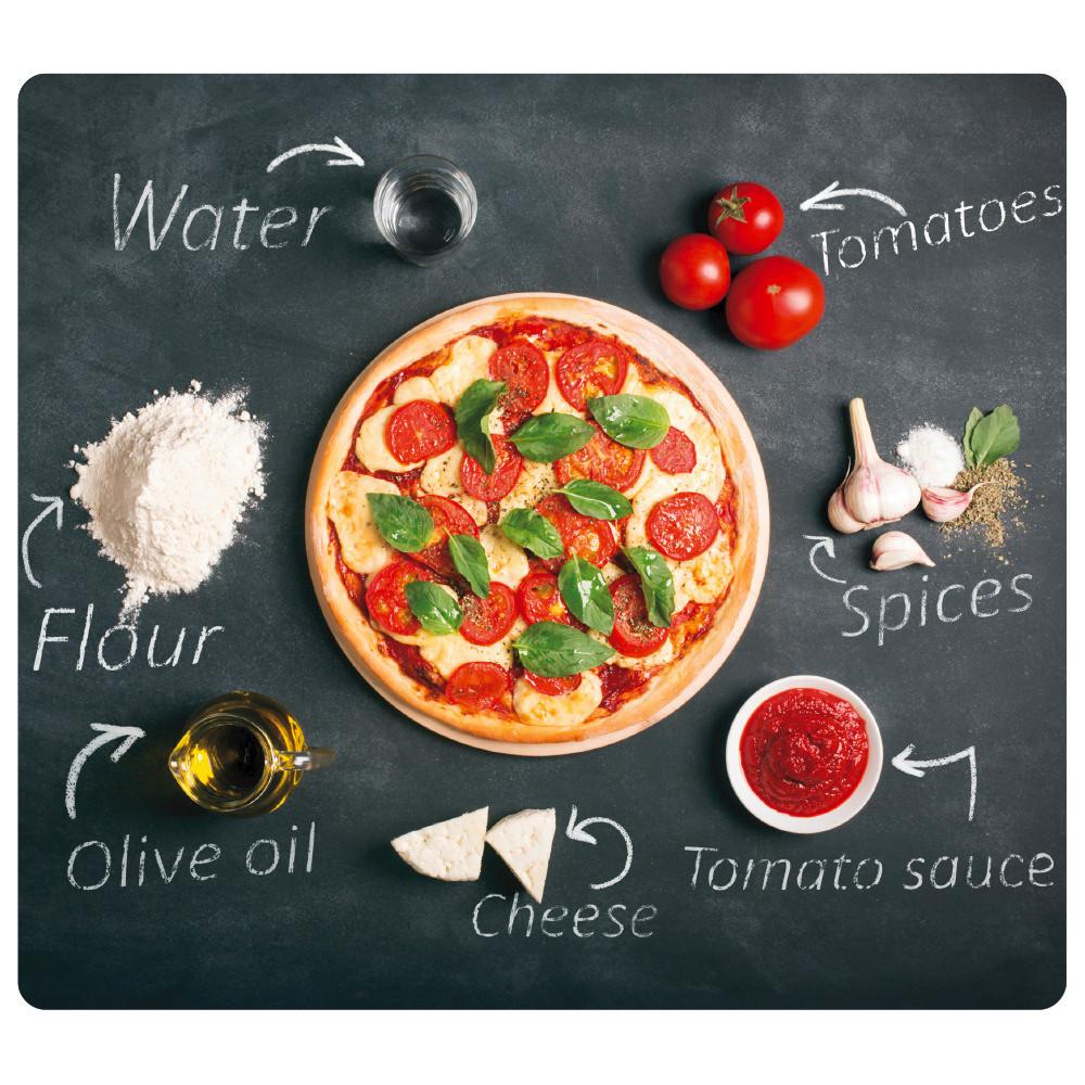 Herdabdeckplatte Pizza