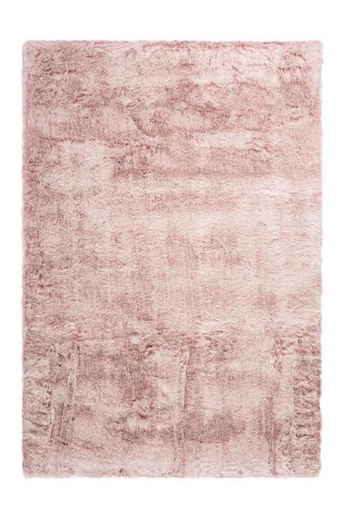 Hochflor Teppich Rosa Tender 80x150 cm - Rosa, Design, Textil (80/150cm) - Kayoom