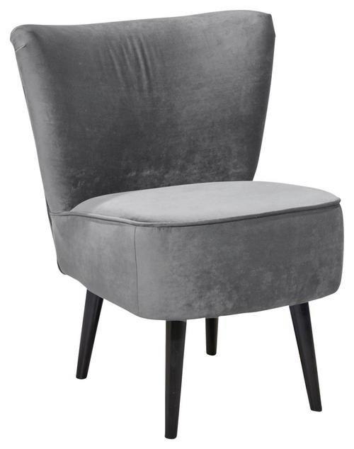 Křeslo Lord-trend šedé - šedá/černá, Trend, dřevo/kompozitní dřevo (65/89/70cm) - MID.YOU