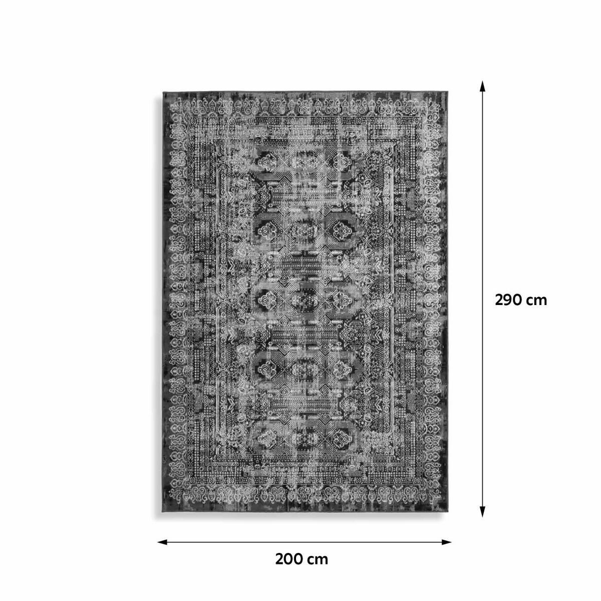 Orientalischer Webteppich Blau Ariya 200x290 Cm - Blau, Trend, Textil (200/290cm) - Kayoom