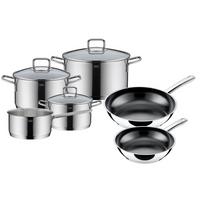 KOCHTOPFSET EXTRA-COOK - Edelstahlfarben/Schwarz, Basics, Metall - Silit