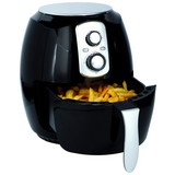 Heißluftfritteuse Cuisinier Deluxe - Schwarz/Grau, Kunststoff (26/29/31cm)