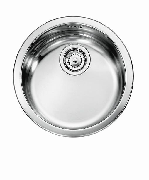 Spüle Rund 100246 Edelstahl Ø 48,5 cm - MODERN, Metall (37.50/15cm) - HKT