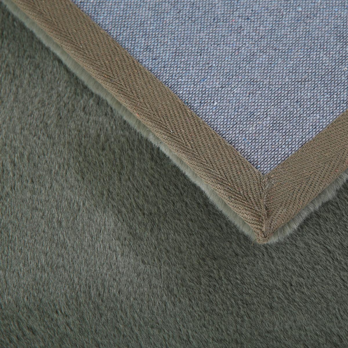 Hochflorteppich, Grün, F: 20mm Pouffy - Grün, Basics, Textil (160/160cm)