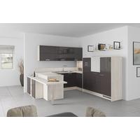 U-küche Lp4050 Grafit 255x294x298 Cm Mit Griffen - MODERN, Holzwerkstoff (255/294/298cm) - Impuls