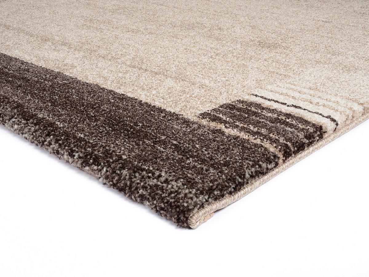 Teppich Läufer Braun/Beige Palazzo Lobo 80x300 cm - Beige/Braun, KONVENTIONELL, Textil (80/300cm) - Novel