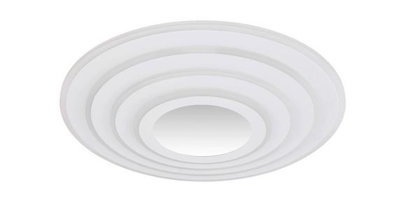 Led-deckenleuchte Claire Ø 42 Cm Mit Farbwechsler - Weiß, MODERN, Kunststoff/Metall (42/6,7cm) - Luca Bessoni