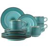 Kaffeeservice Prospero 4 Personen Geschirr Set - Blau, Basics, Keramik (24,5/24,5/22,5cm) - Mäser