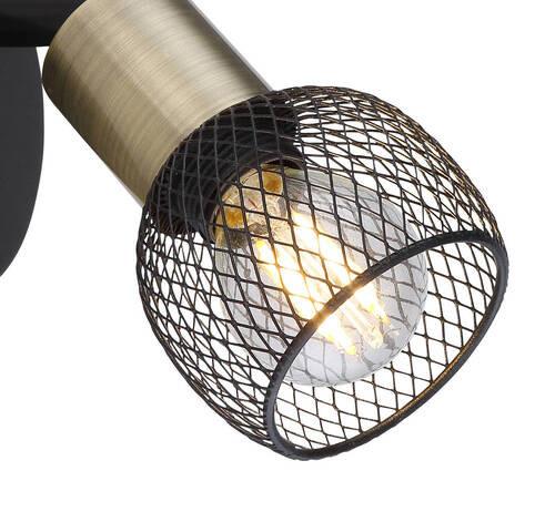 Strahler Fiastra 1-Flammig verstellbar Ø 8 cm - Schwarz, Basics, Metall (8/9/16,5cm) - Globo