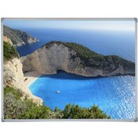 Infrarot Heizung 600 W 100x60 cm - Silberfarben/Multicolor, MODERN, Metall (100/60/2,2cm) - Homezone