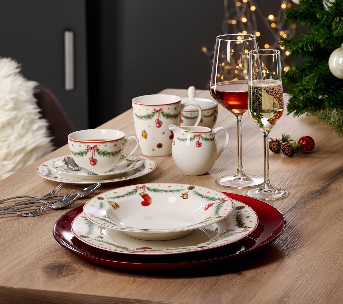 Dezertní talířek HOLLY - vícebarevná, Basics, keramika (20,5cm) - Ritzenhoff Breker