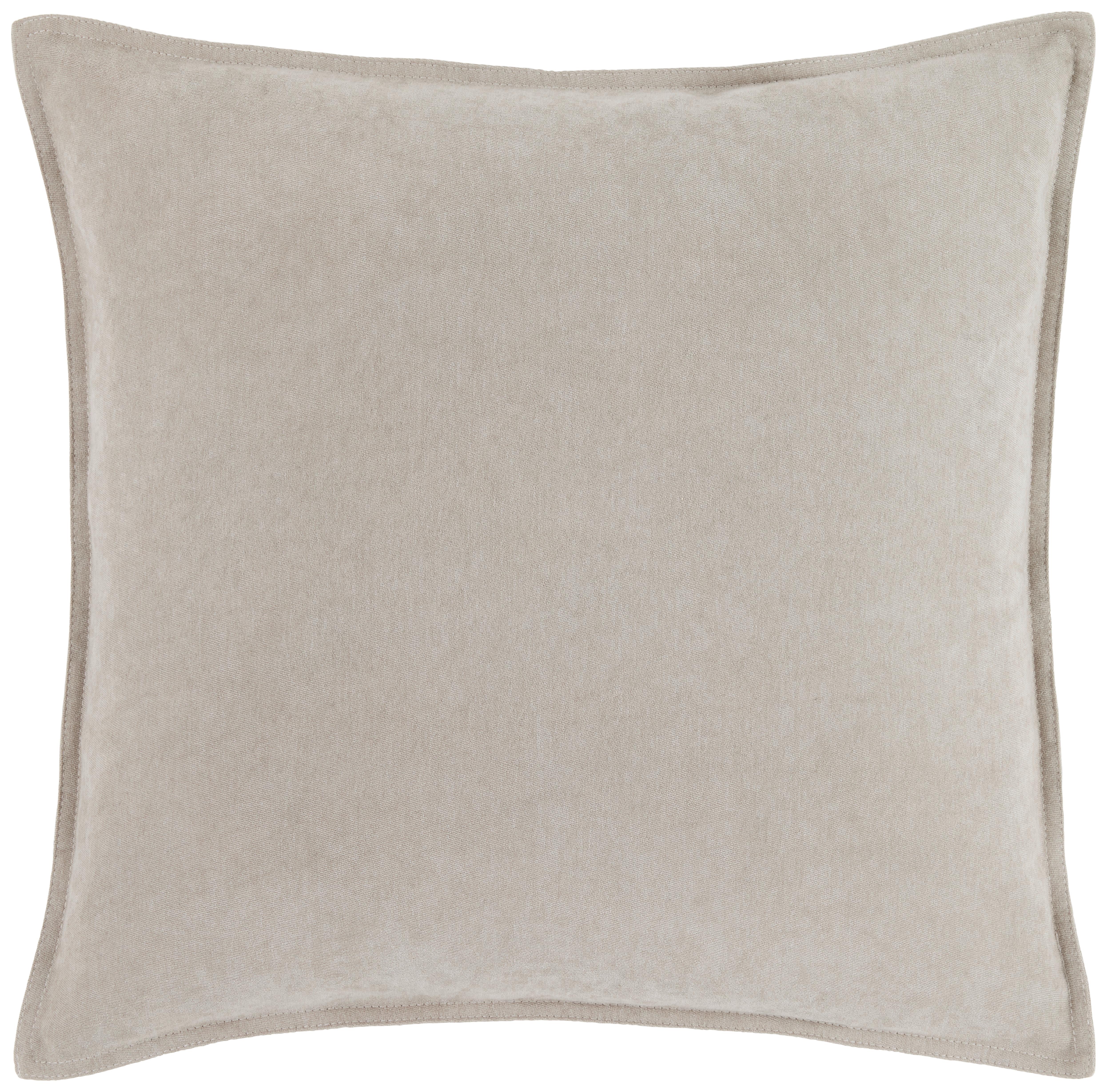 Dekoračný vankúš Nathi, 45/45cm, sivohnedá - taupe, Konventionell, textil (45/45cm) - Modern Living