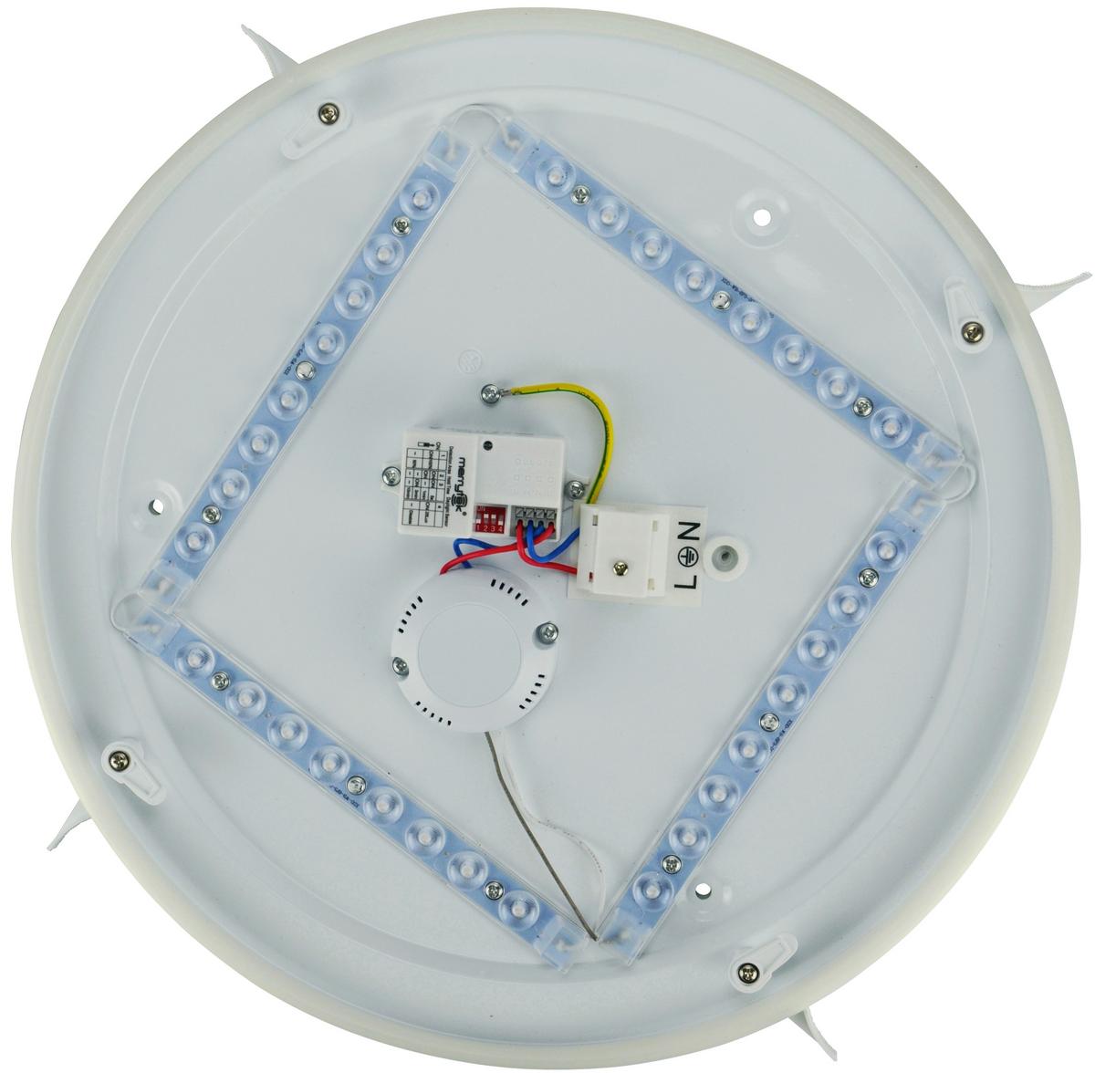 LED-DECKENLEUCHTE 2023501200196 - Weiß, Basics, Kunststoff/Metall (33/5,7cm)