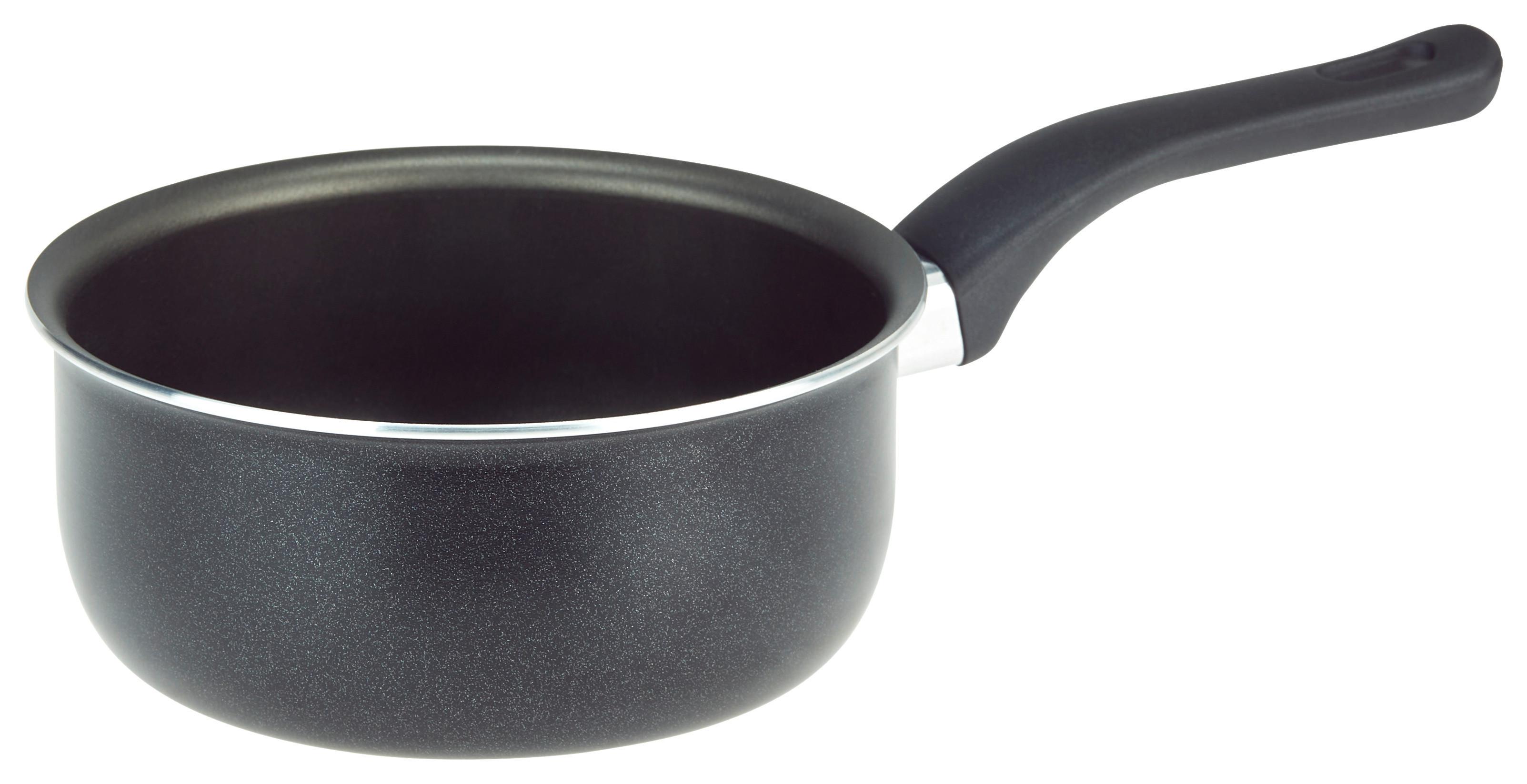 Luca Bessoni Kasserolle 1,3 L Aluminium/Kunststoff - Schwarz, KONVENTIONELL, Metall (16/7cm) - Luca Bessoni