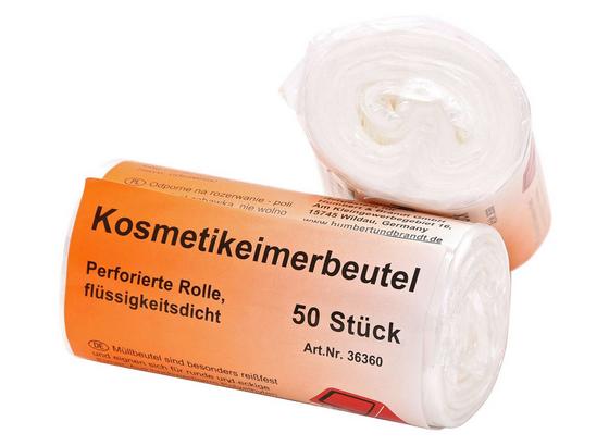 Szemeteszsák 50db - tiszta, konvencionális, műanyag (4,5/8,5cm) Szemeteszsák 50db - tiszta, konvencionális, műanyag (4,5/8,5cm)