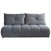 Schlafsofa Milo, Hellblau B: 209 cm - Creme/Schwarz, Design, Holz/Holzwerkstoff (209/100/103cm) - MID.YOU
