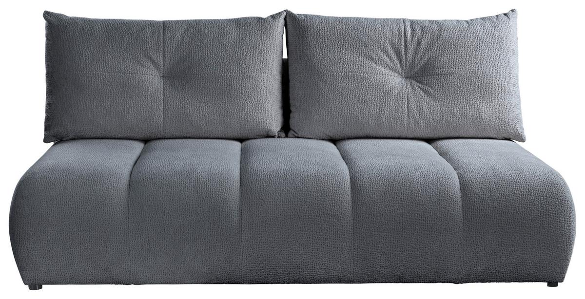 Schlafsofa Milo, Hellblau B: 209 Cm - Creme/Schwarz, Design, Holz/Holzwerkstoff (209/100/103cm) - MID.YOU