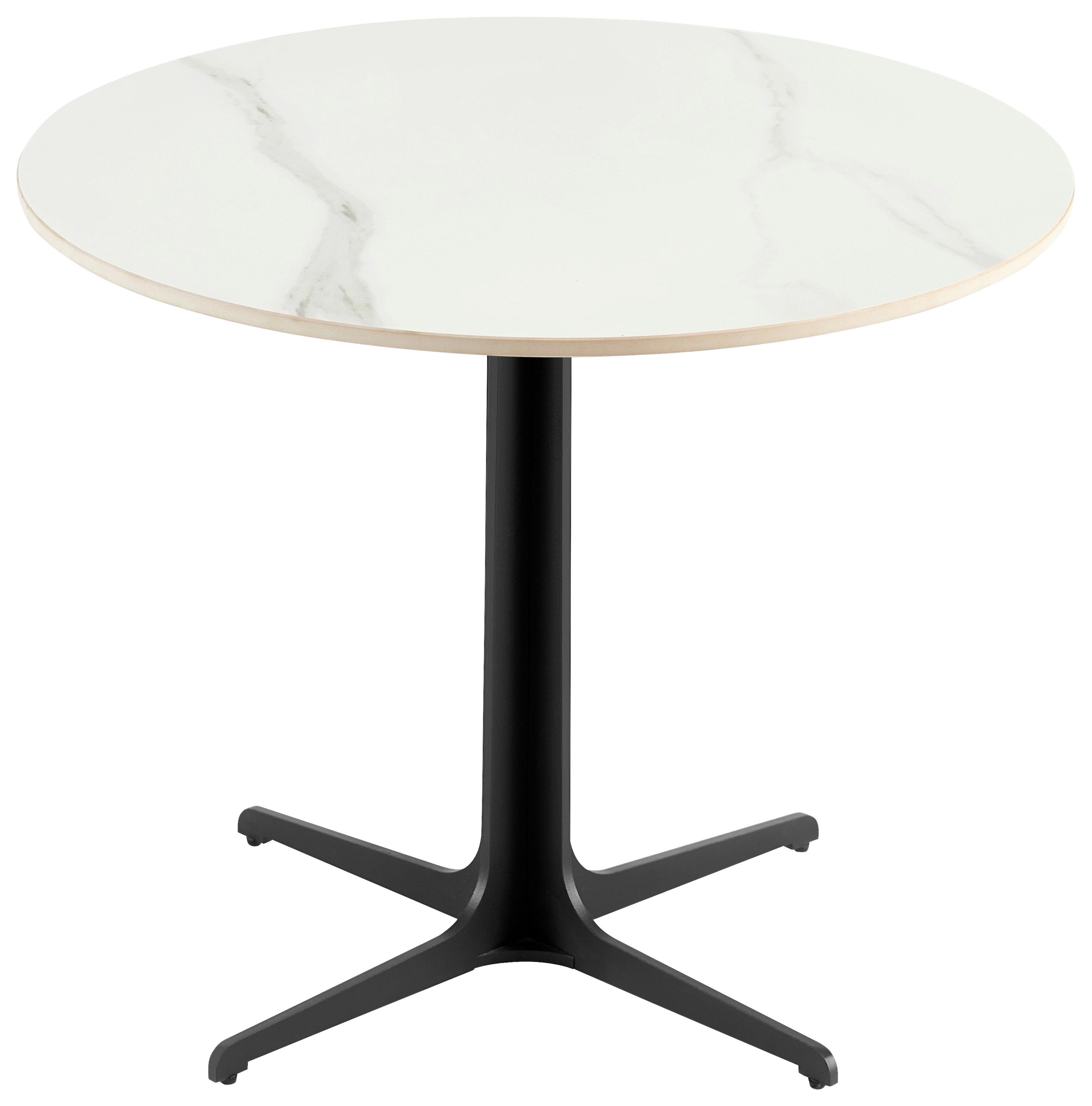 COUCHTISCH WHITE PEARL 2 - Schwarz/Weiß, MODERN, Keramik/Metall (60/50/60cm)