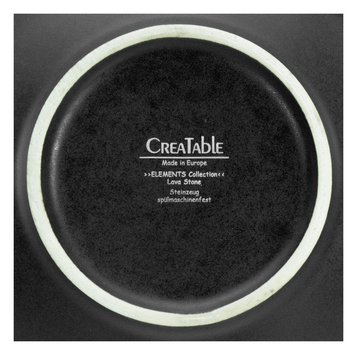 Sada tanierov na cestoviny 4-dielna - čierna, Basics, keramika (30cm) - Creatable