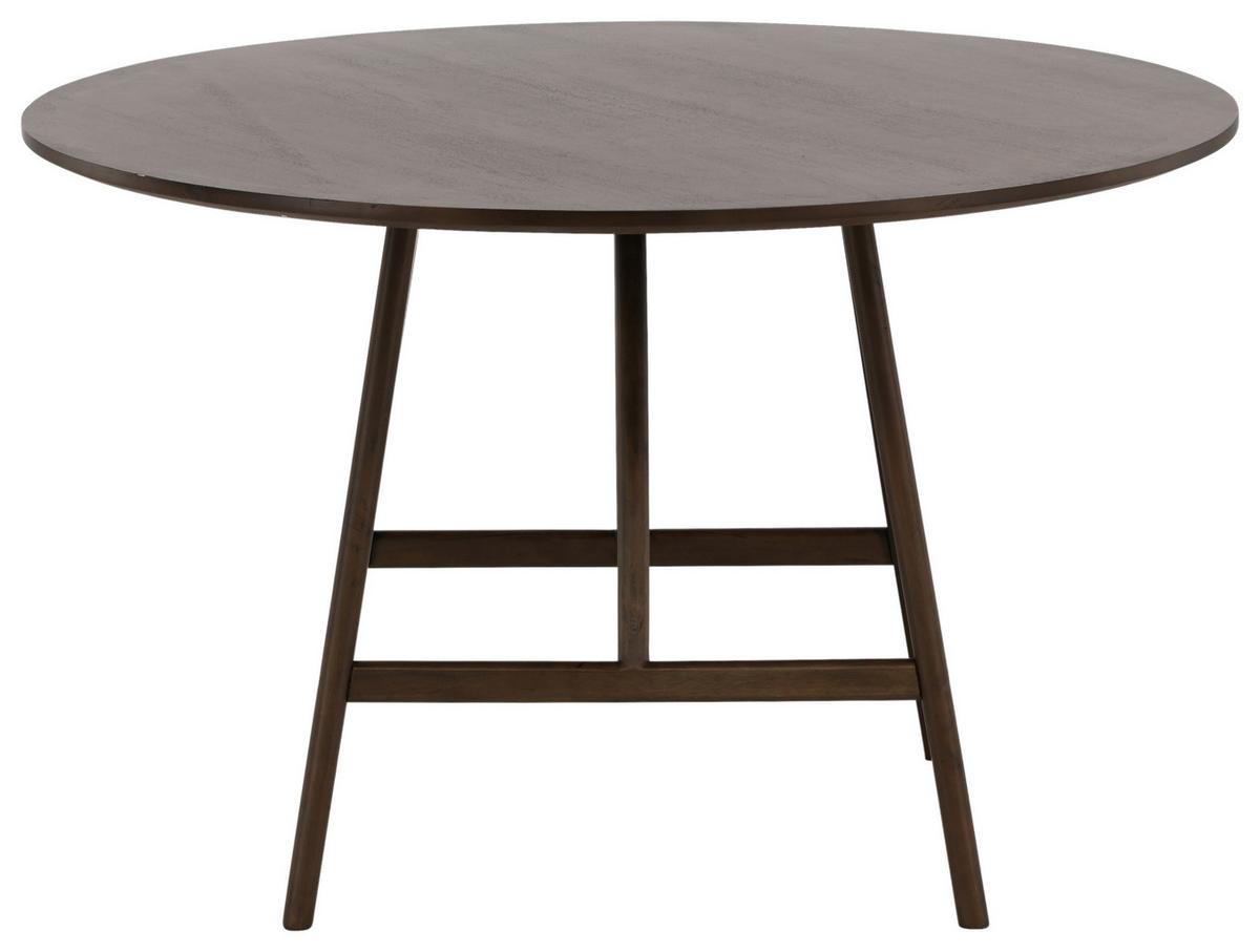 Esstisch Kaseidon - Dunkelbraun, Design, Holz/Holzwerkstoff (100/100/75cm) - Livetastic