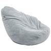 Sitzsack Buzzi Grau/hellgrau Indoor - Hellgrau, Basics, Textil (120/85/85cm) - Ondega