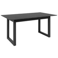 Esstisch ausziehbar Austin 160x90x75 cm Anthrazit - Schieferfarben/Anthrazit, Design, Holzwerkstoff (160/90/75cm) - MID.YOU