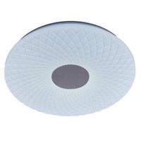 LED-Deckenleuchte Porto Ø 48 cm Rund - Weiß, Design, Kunststoff/Metall (48/8cm) - Näve