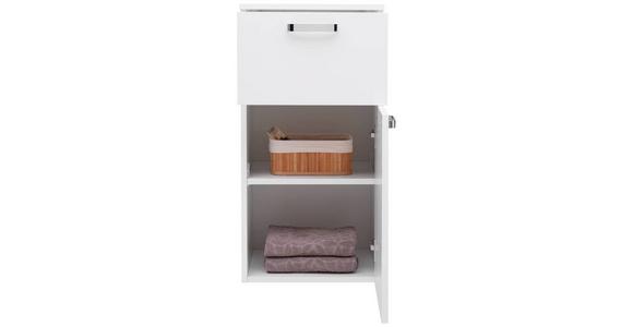 Badezimmer Unterschrank Fresh BxH 40x79 cm Weiß - Weiß, KONVENTIONELL, Holzwerkstoff (40/79/38,5cm) - Ondega