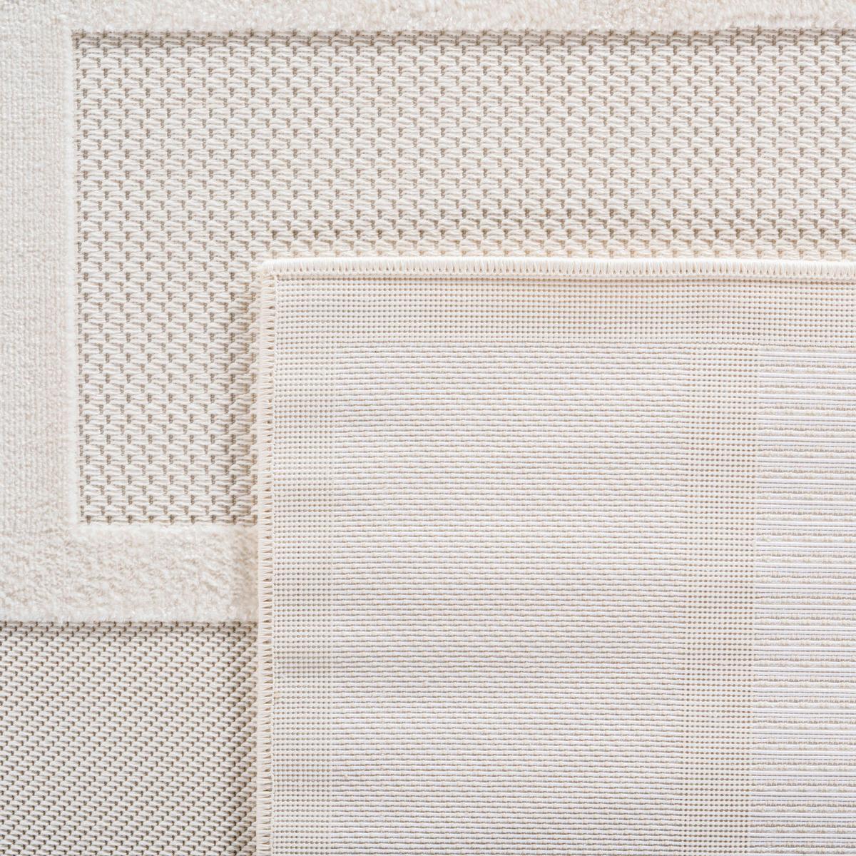 Flachwebteppich, Creme Doha - Creme, Design, Textil (80/150cm)