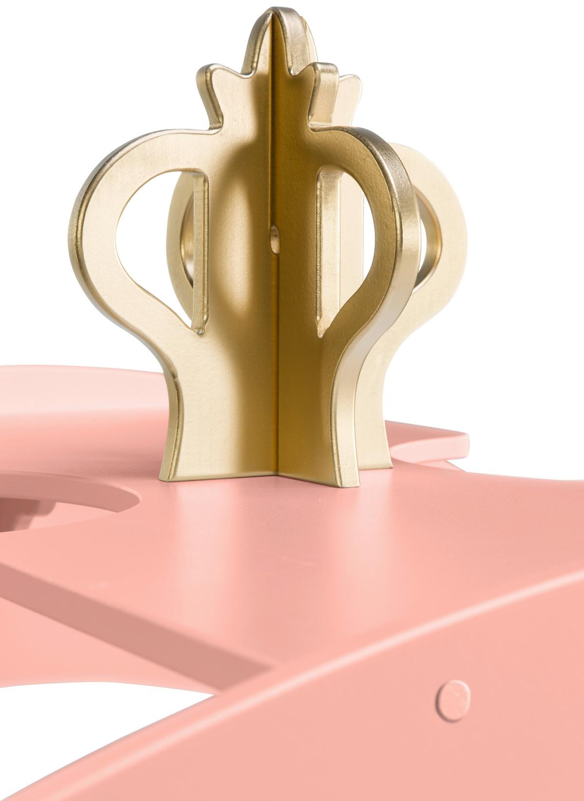 Kinder-/Juniorbett Prinzessin Kutsche Rosa - Pink/Weiß, LIFESTYLE, Holz/Holzwerkstoff (90/180cm) - Livetastic