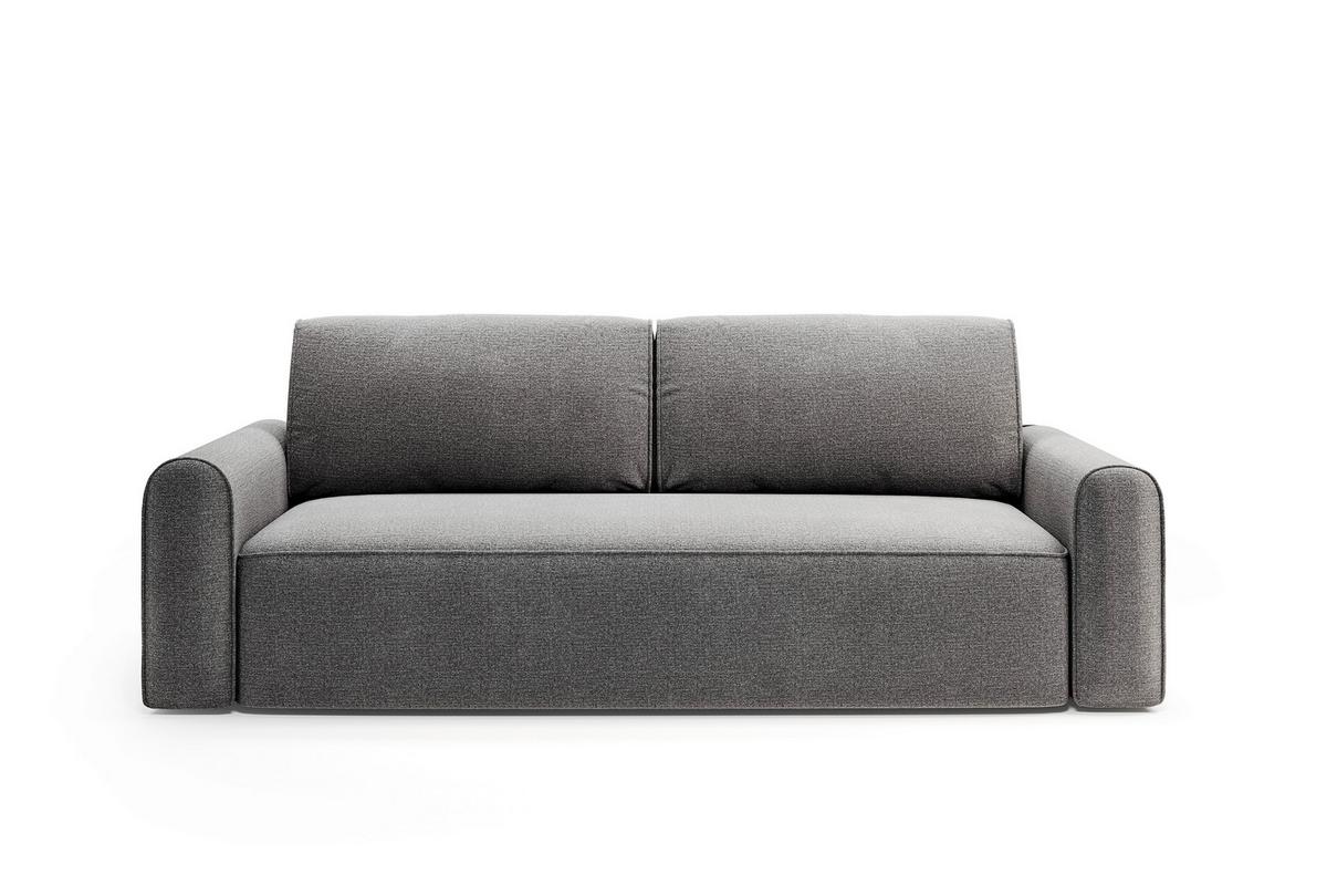 Schlafsofa Piemonte Graphitfarben B: 240cm - Schwarz/Graphitfarben, MODERN, Holz/Holzwerkstoff (240/92/103cm) - Livetastic