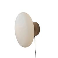 Wandleuchte Sapporo - Sandfarben/Weiß, Trend, Glas (28,5/18,5cm) - It's about Romi