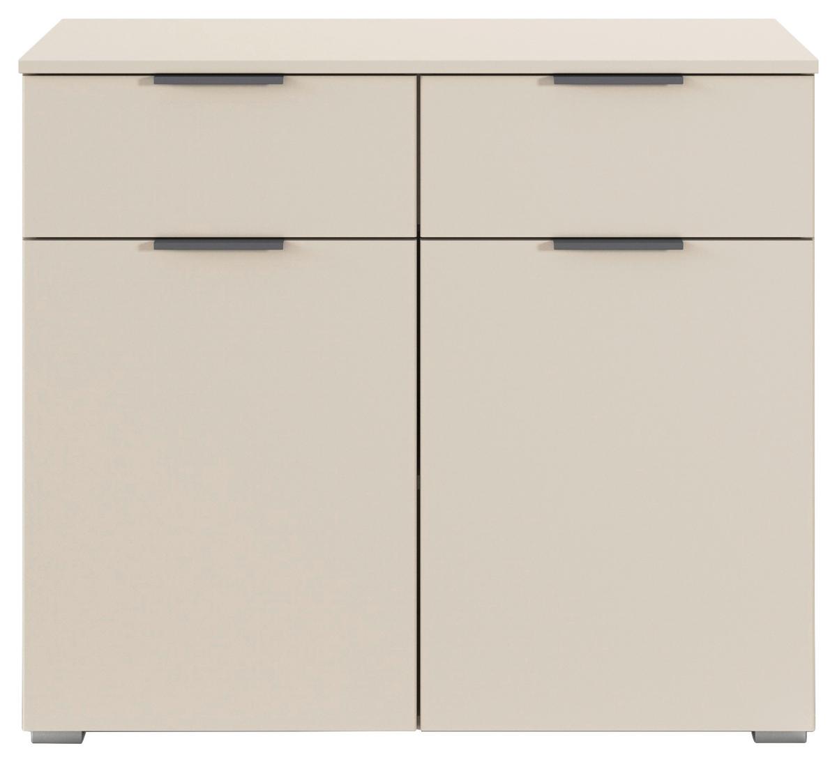 Kommode Alabama Champagner B: 93 Cm - Champagner/Alufarben, MODERN, Holzwerkstoff (93/81/42cm) - Rauch Möbel