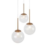 Pendelleuchte Basic Form - Goldfarben, MODERN, Glas/Metall (40/64,1cm) - MAYTONI