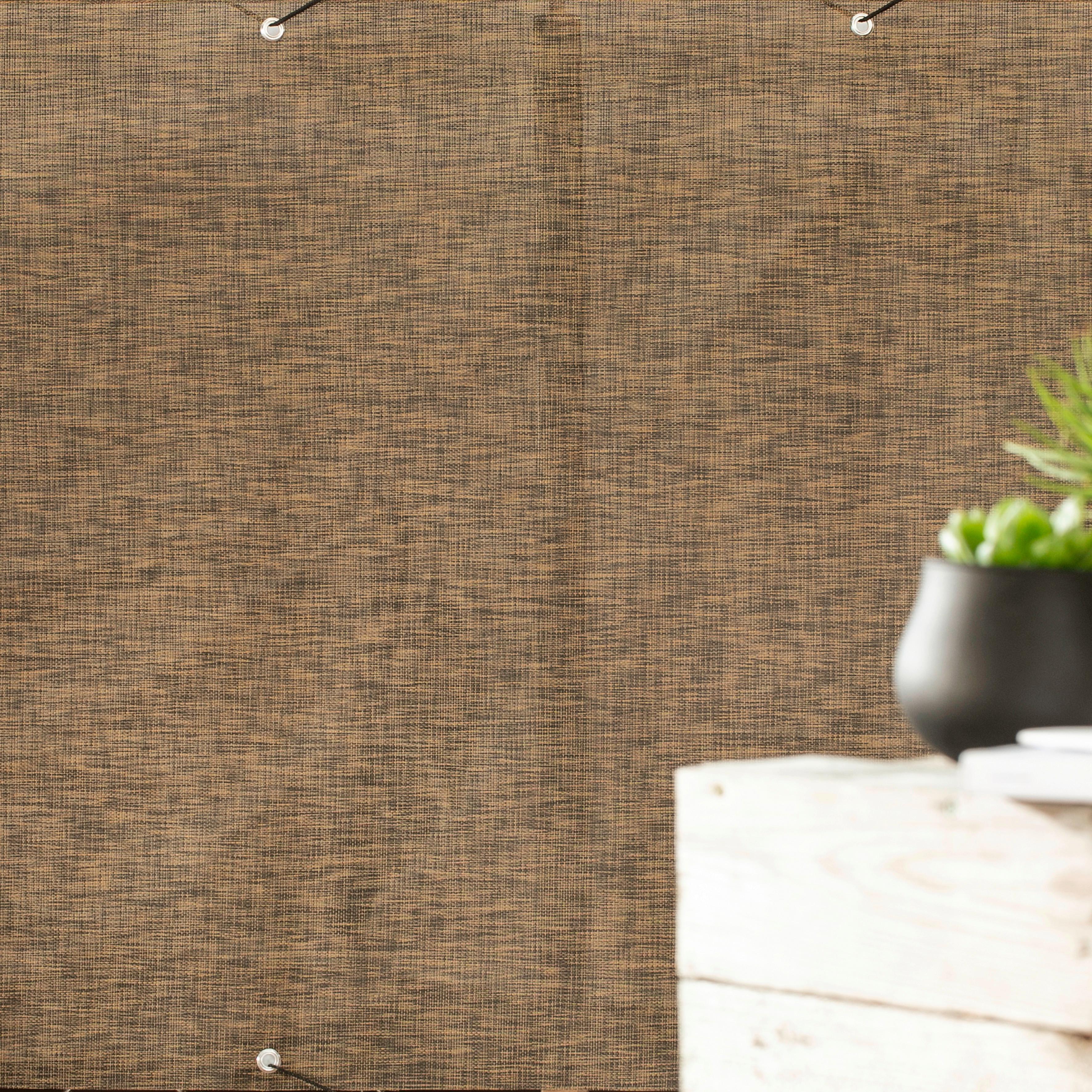 Sichtschutz Aeris 0,9/5 M Wenge - Braun, Basics, Kunststoff (90/500cm)