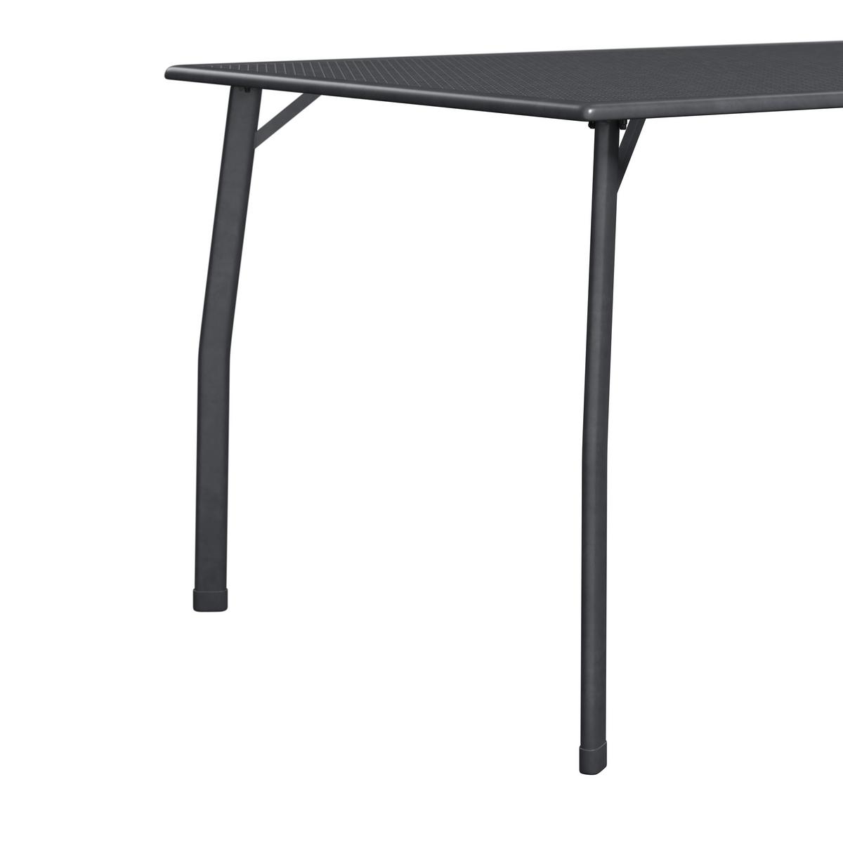 Gartentisch Toulouse New - Silberfarben, MODERN, Metall (140/74/90cm) - Beldano