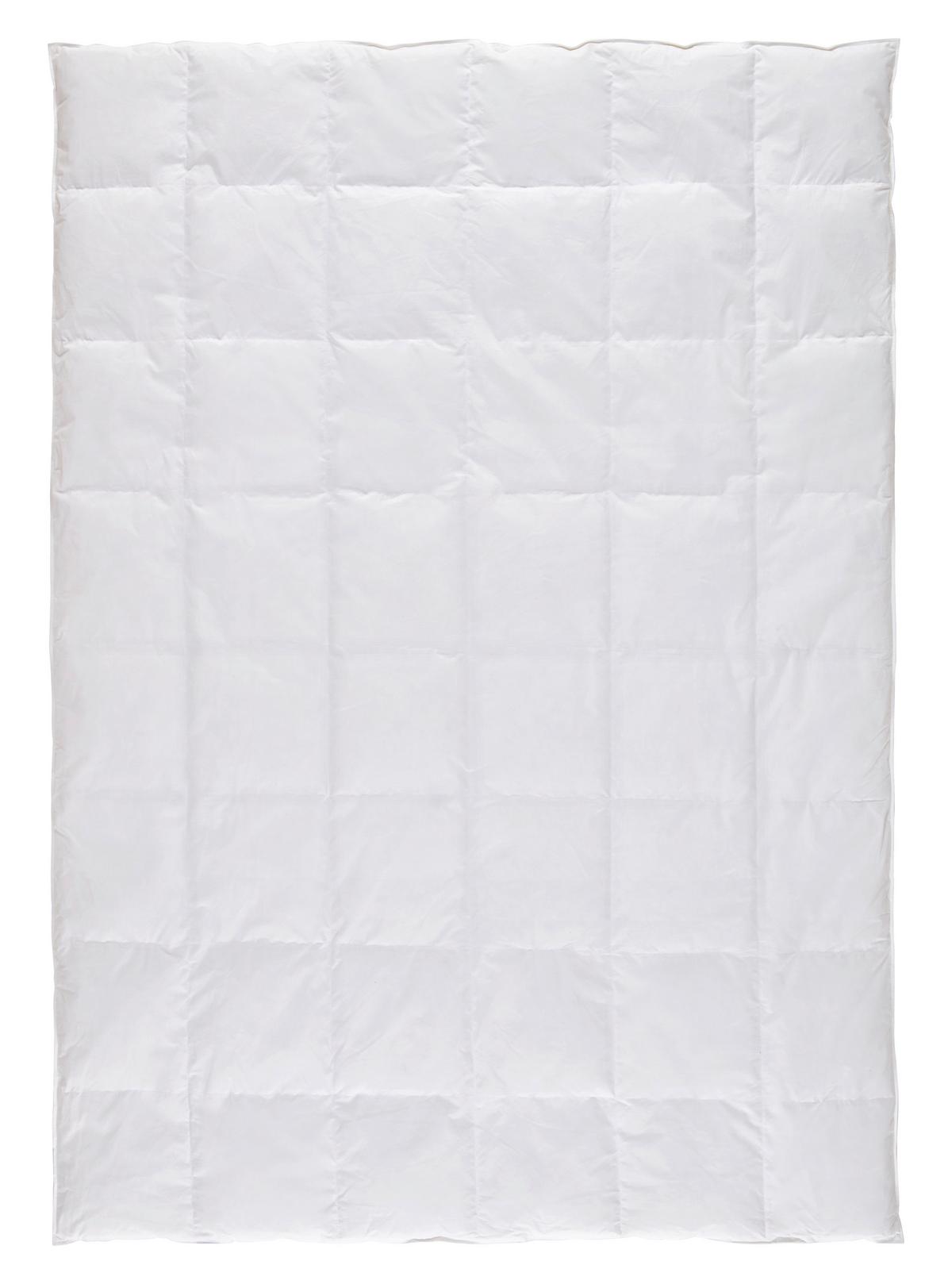 PÉŘOVÁ PŘIKRÝVKA MODERN HŘEJIVÁ - bílá, textil (135-140/200cm) - Nadana
