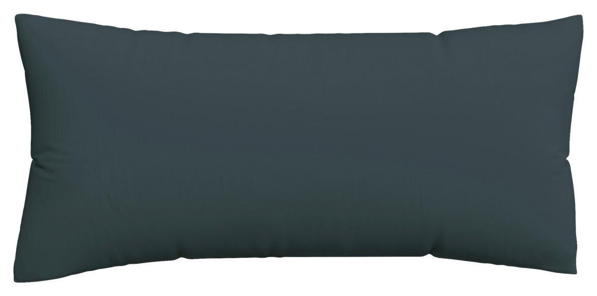 Kopfpolsterbezug Woven Satin - Dunkelgrau, Basics, Textil (40/80cm) - Schlafgut