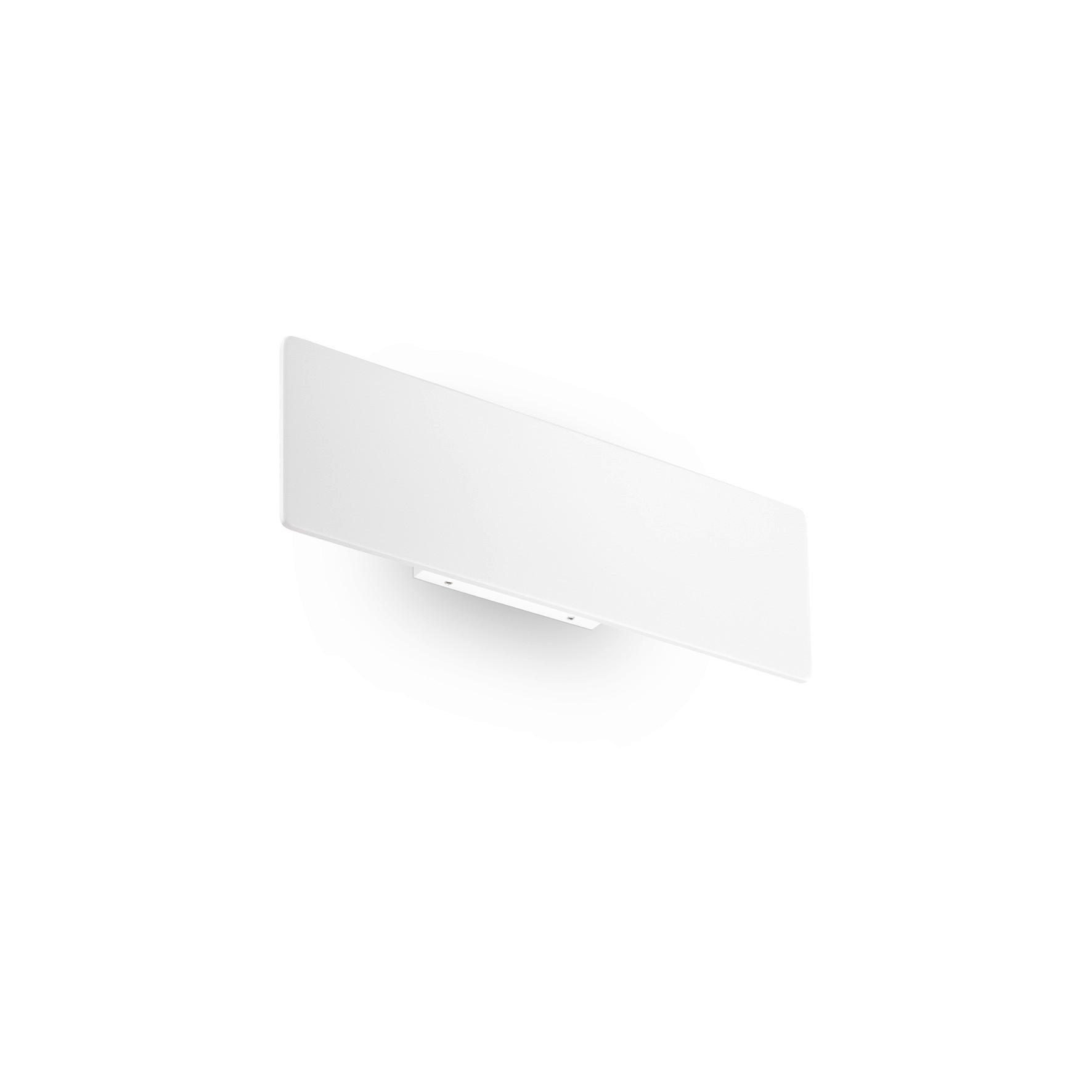 Wandleuchte Bianco Weiß B: 9 Cm - Weiß, Design, Metall (29/9/5cm) - Ideal Lux