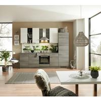 Küchenzeile Plan Mit Geräten B: 280 Cm Weiß/eiche Dekor - Trend, Holzwerkstoff (280cm) - Express