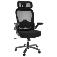 Drehstuhl Instructor T I Pro Schwarz - Silberfarben/Schwarz, MODERN, Kunststoff/Textil (75/142/63cm) - MID.YOU