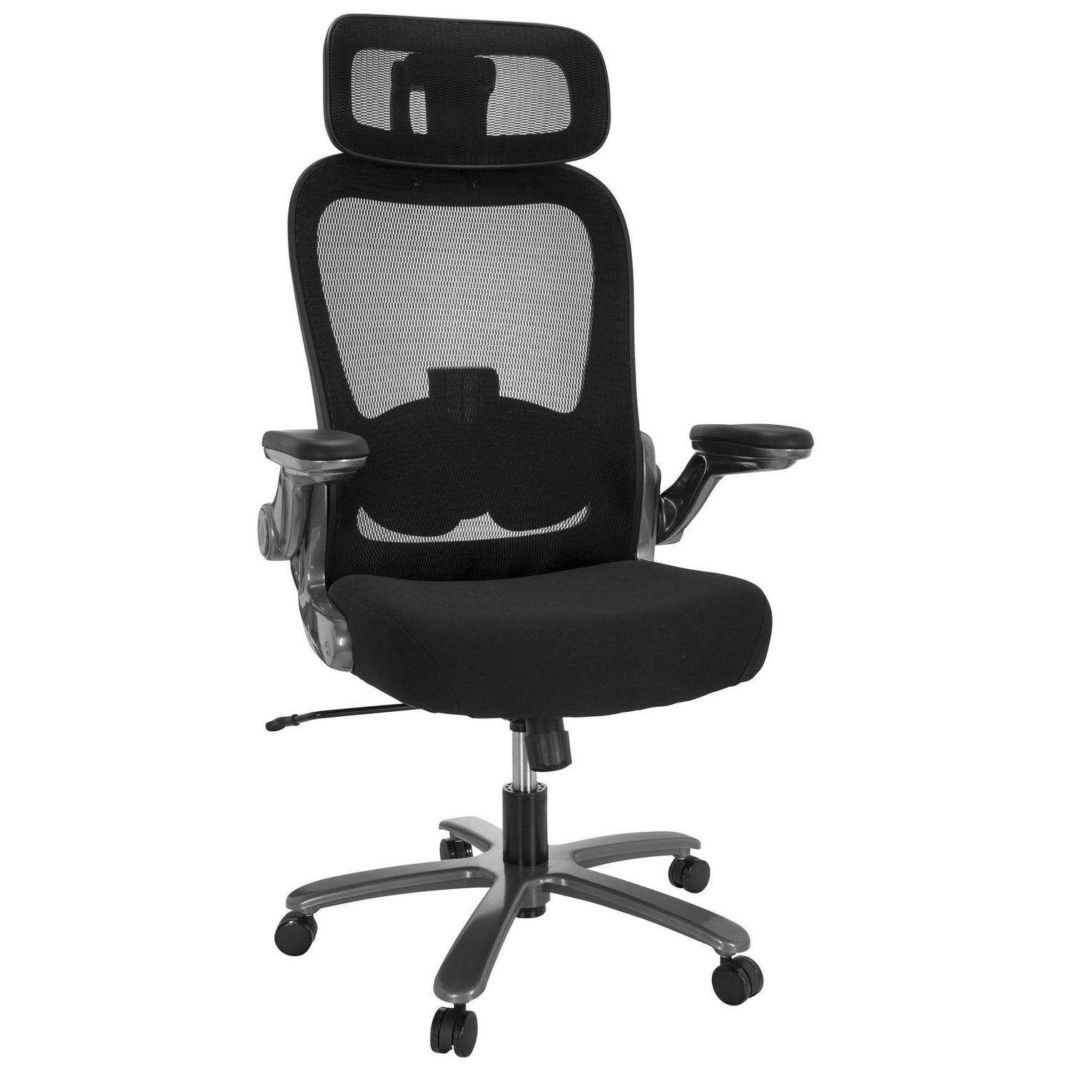 Drehstuhl Instructor T I PRO Schwarz Schwarz, Silberfarben 75x142x63 cm