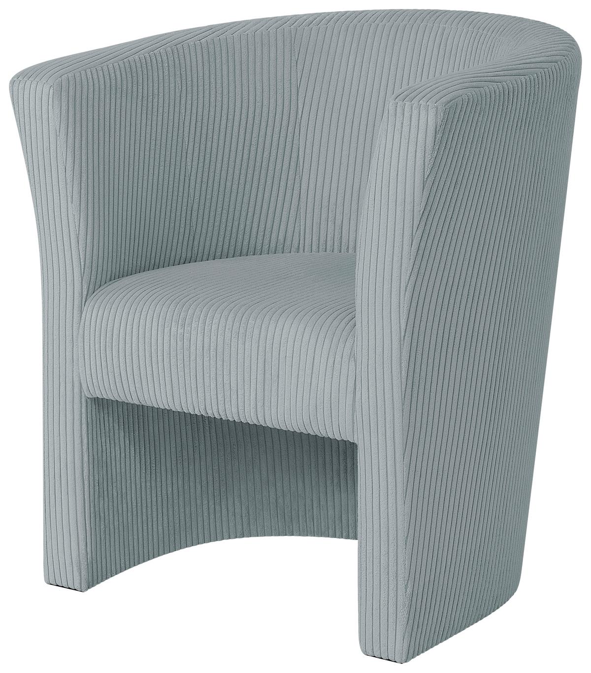 Koktailové kreslo PAUL, mätovozelený menčester ZOOM - čierna/mätovozelená, Konventionell, kompozitné drevo/textil (70/76/64cm) - P & B