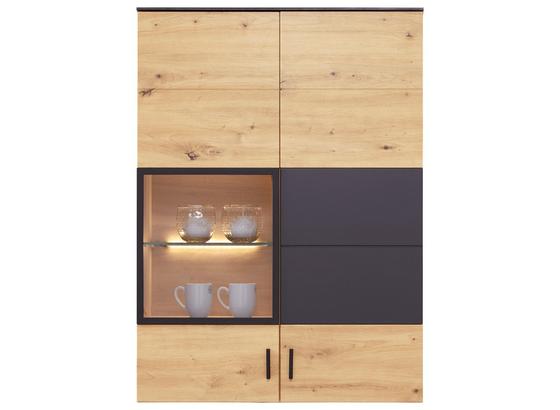 Hängevitrine Tonale - Eichefarben/Grau, MODERN, Glas/Holzwerkstoff (80,7/111/33cm) Hängevitrine Tonale - Eichefarben/Grau, MODERN, Glas/Holzwerkstoff (80,7/111/33cm)