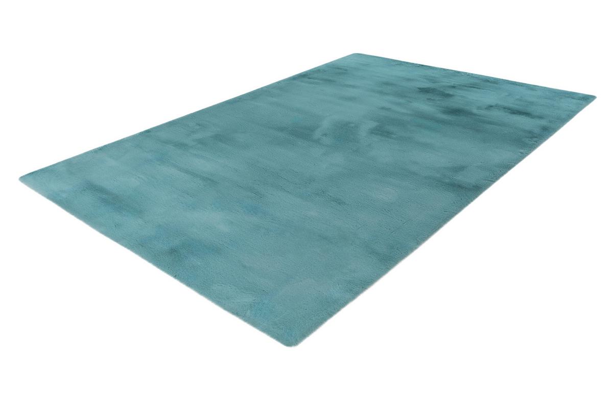 Hochflorteppich Rabbit Türkis, 160x230 cm - Türkis, KONVENTIONELL, Textil (160/230cm)